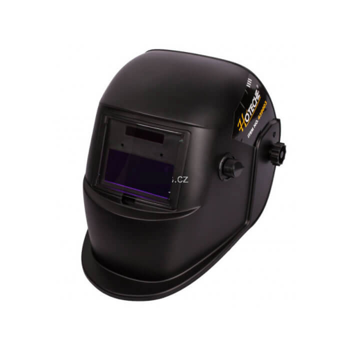 Maschera per saldatura casco per fabbro protezione a cristalli liquidi 92x42mm
